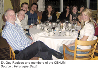 Dr. Guy Rouleau and members of the CENUM
